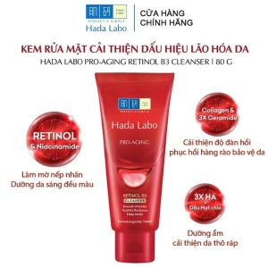 SỮA RỬA MẶT HADA LABO ĐỎ CHO DA LÃO HÓA