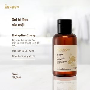 SỮA Rửa Mặt Cocoon BÍ ĐAO Winter Melon Cleanser DẠNG GEL 140ml (2)