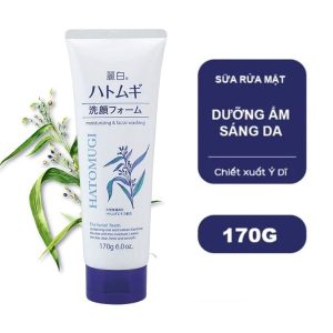 Sữa Rửa Mặt Hatomugi Ý Dĩ Nhật trắng 170g