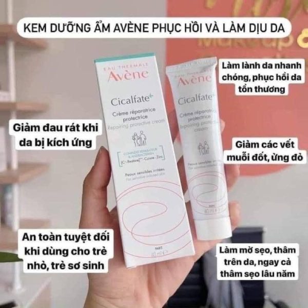 Kem làm lành da nội sinh, dưỡng ẩm Avene Cicalfate 40ml