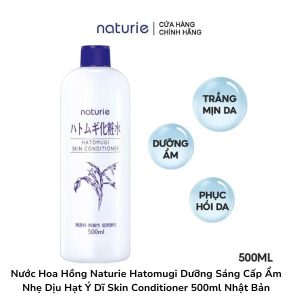 Nước Hoa Hồng Ý Dĩ Naturie Hatomugi Skin Conditioner