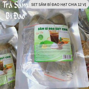 SET SÂM BÍ ĐAO HẠT CHIA 12 VỊ