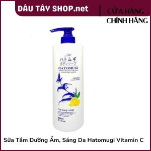 Sữa Tắm Dưỡng Ẩm, Sáng Da Hatomugi Vitamin C 800ML