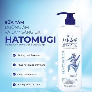 Sữa Tắm Hatomugi Dưỡng Ẩm Sáng Da Ý Dĩ Nhật Bản 800ml1