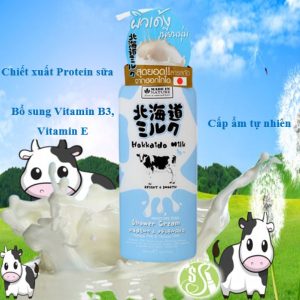 Sữa Tắm Hokkaido Milk Moisture Rich Shower Cream