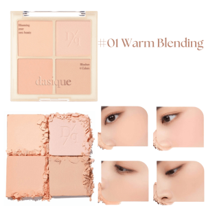 Bảng Má Hồng Dasique Blending Mood Cheek 4 Ô màu 01