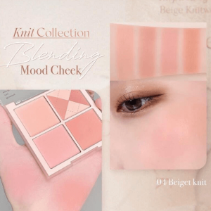 Bảng Má Hồng Dasique Blending Mood Cheek 4 Ô màu 04