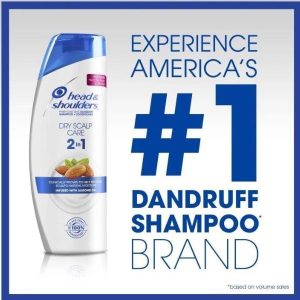 Dầu Gội & Xả Nhiều Mùi Hương Head & Shoulders 2in1 Pyrithione Zinc Dandruff Shampoo + Conditioner_ hạnh nhân