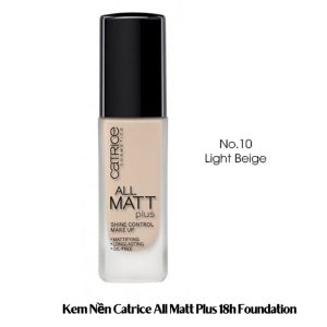 Kem Nền Catrice All Matt Plus 18h Foundation 010