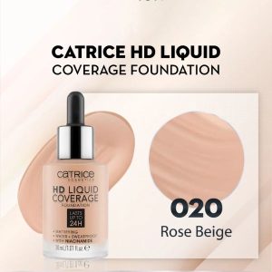 Kem Nền Che Phủ Kiềm Dầu 24H Catrice HD Liquid Coverage Foundation 020