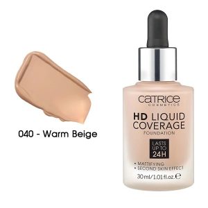 Kem Nền Che Phủ Kiềm Dầu 24H Catrice HD Liquid Coverage Foundation 040