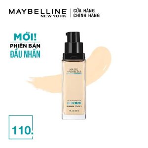 Kem Nền Kiềm Dầu Maybelline Fit Me Matte Poreless Foundation 30ml 110