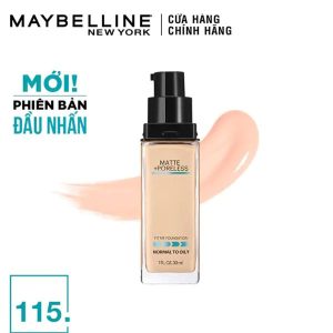 Kem Nền Kiềm Dầu Maybelline Fit Me Matte Poreless Foundation 30ml 115