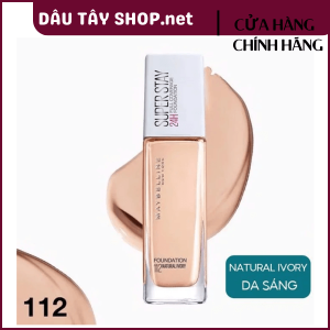 Kem Nền Maybelline Super Stay 24H Full Coverage Foundation 30ml 112