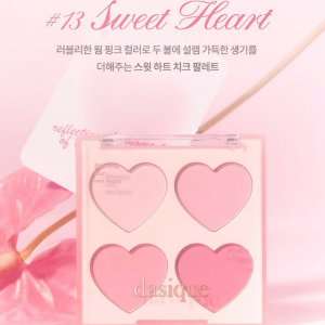 Má Hồng Dasique Blending Mood Cheek 4 Ô Sweet Heart Edition 13