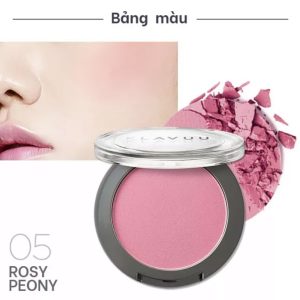 Phấn Má Hồng Klavuu Urban Pearlsation Natural Powder Blusher 05 ROSY PEONY