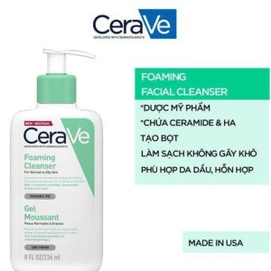 Sữa rửa mặt CeraVe 236ml-XANH NGỌC