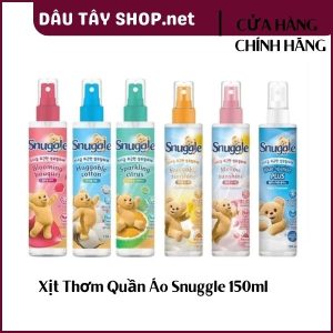 Xịt Thơm Quần Áo Snuggle 150ml