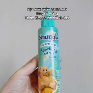 Xịt Thơm Quần Áo Snuggle Hàn Quốc-xanh lá