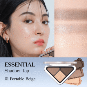 Bảng phấn mắt tam giác 3 ô CLIO Essential Shadow Tap #01 Portable Beige