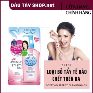 Dầu Tẩy Trang Kose Màu Hồng Softymo Speedy Cleansing Oil 230ml