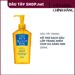 Dầu Tẩy Trang Làm Sạch Sâu Kose Softymo Deep Cleansing Oil 230ml (Vàng Đậm)