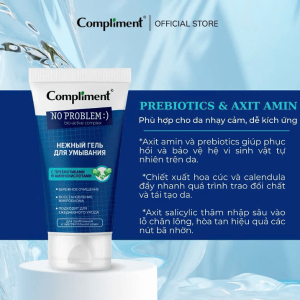 Gel rửa mặt Compliment No Problem_Xanh ngọc