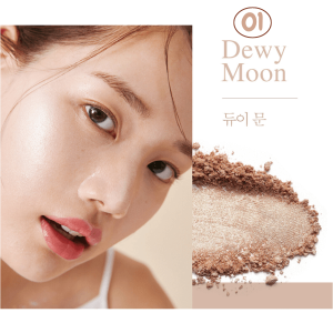 Phấn Bắt Sáng Highlight Glint Siêu Mịn 01 Dewy Moon