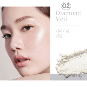 Phấn Bắt Sáng Highlight Glint Siêu Mịn 02 Diamond Veli