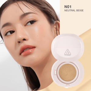 Phấn Nước 3CE Bare Cover Cushion Trang Điểm Tự Nhiên 15g N01