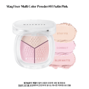 Phấn Phủ Dạng Bột Kiềm Dầu 24h Wakemake Stay Fixer Multi Color Powder 4g_03