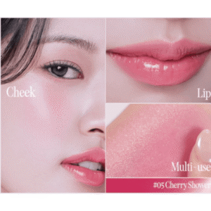 Son dưỡng - má hồng Clio Essential Lipcheek Tap_05 Cherry Shower