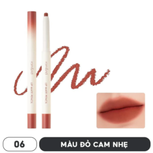 Chì Kẻ Viền Môi Lâu Trôi Thiết Kế 2 Đầu Romand Lip Mate Pencil 06