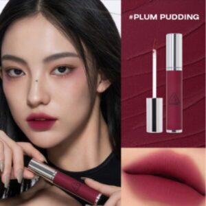 Son Kem Lì 3CE Hazy Lip Clay 4g#PLUM PUDDING