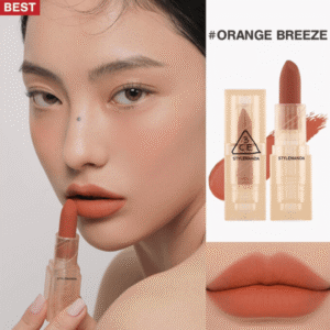 Son Thỏi Lì 3CE Vỏ Trong Nâu Nhạt Soft Matte Lipstick Warm Edition_ORANGE BREEZE